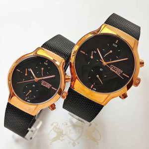 ست ساعت سیتیزن با موتور اصل ژاپن مدل LHW-CIT-SP-COUPLE-003