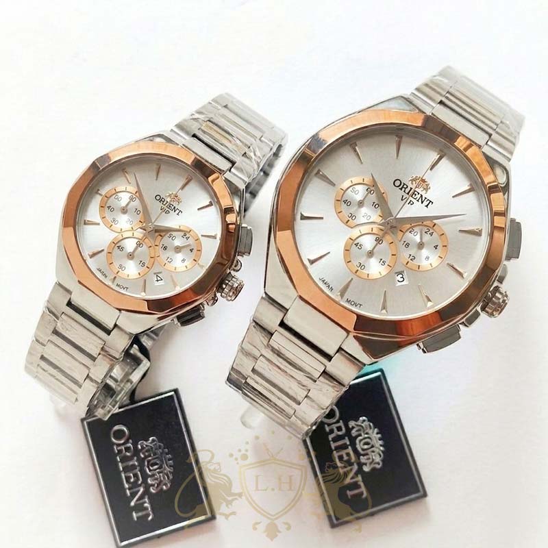 ست ساعت اورینت کرنوگراف میوتا ژاپن ضد آب LH-ORIENT-SET-01
