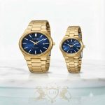 ساعت ست سیتیزن فول استیل با موتور ژاپن CY-COUPLE-MIYOTA-007