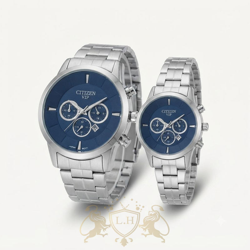 ست ساعت سیتیزن VIP مردانه و زنانه موتور اصل ژاپن CIT-VL-SET-03
