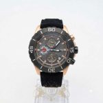 ساعت مکس فورت مردانه موتور اصل ژاپن بند چرم جیر MF-CHRONO-JPN-4M-002