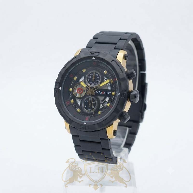 ساعت مکس فورت مردانه موتور ژاپن چهار موتوره کرنوگراف مدل MF-CHRONO-JPN-4M-001