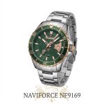 ساعت مردانه نیوی فورس NF9169 اورجینال شرکتی موتور اصل ژاپن فول استیل