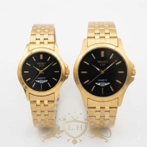 ساعت سیکو ست موتور اصل ژاپن با بند فول استیل SEIKO-SET-JP-002