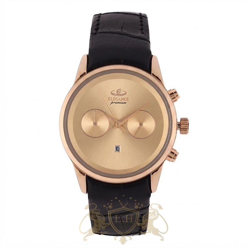 elegance-premium-womens-watch-LH-EL-W03 ساعت زنانه الگانس پریمیوم با موتور اصل ژاپن و بند چرم LH-EL-W03