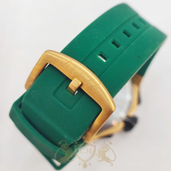 ساعت مردانه الکسا موتور میوتا ژاپن بند رابر سیلیکونی مدل LHW-alexa-m-004