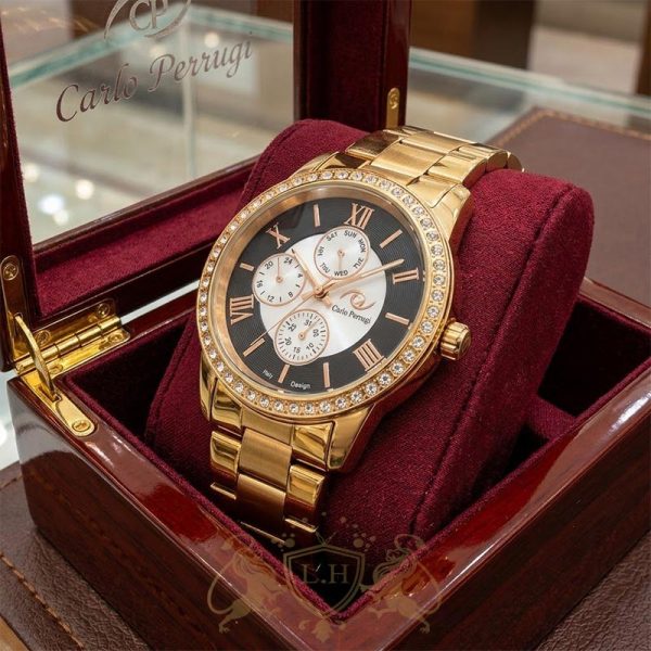 ساعت زنانه کارلو پروجی فول دیت اکتیو با موتور ژاپنی LH_cp-w-001