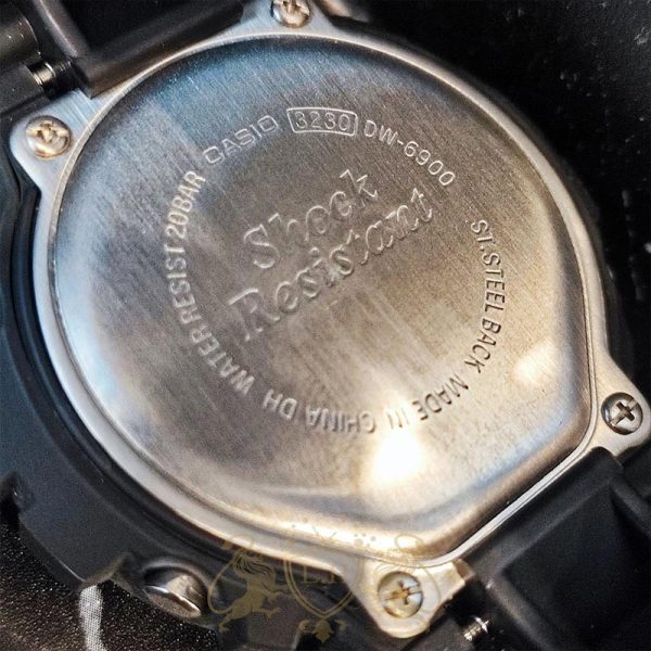 ساعت مردانه کاسیو G-SHOCK DW-6900-1V سه چشمی مشکی