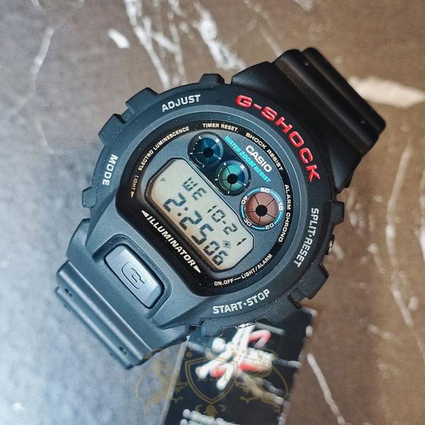 ساعت مردانه کاسیو G-SHOCK DW-6900-1V سه چشمی مشکی