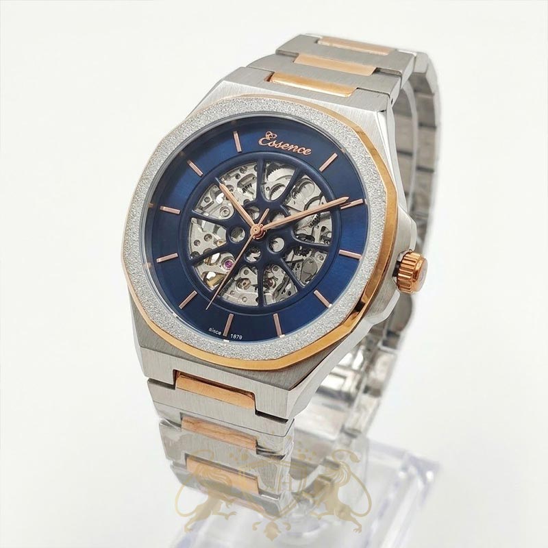 essence-mens-automatic-open-heart-watch-LH-essnc-001 ساعت مردانه اسنس اتوماتیک اورجینال شرکتی با طراحی اوپن هارت و پشت شیشه ای