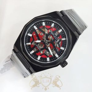 ساعت مردانه فروچی اتوماتیک اوپن هارت فول استیل مدل LH-Ferrucci-003