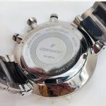 ساعت مردانه گرناویک موتور میوتا ژاپن بند استیل و سرامیک GRNVC-m-002