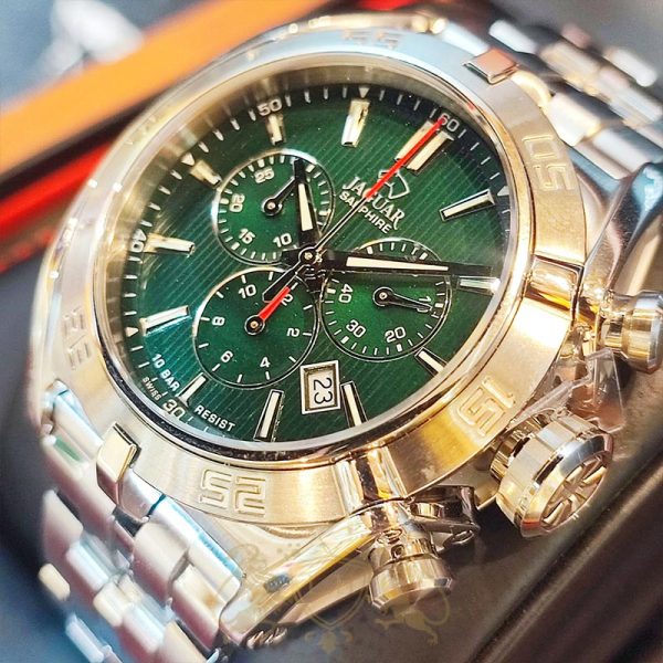 ساعت مردانه جگوار Executive مدل J852/C کرنوگراف صفحه سبز