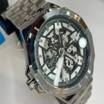 ساعت مردانه لوکس سیلو Cielo اتوماتیک اسکلتون قلب باز فول استیل مدل Cielo-M-003