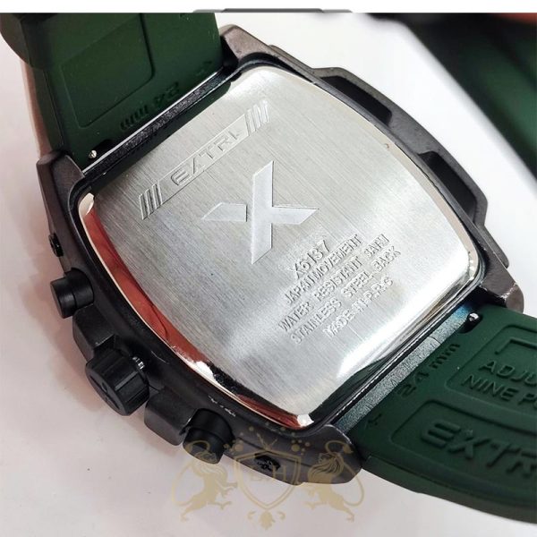 ساعت مردانه اکستری موتور میوتا ژاپن بند رابر lh-m-xtry-001